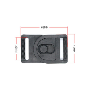 Boucle latérale en plastique 32 mm pour l'ajustement des sangles de sacs - Product Image 3