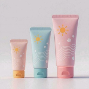 Custom Empty Soft Cosmetic Packaging 50ml and 100ml Squeeze Tubes for Hand Cream Body Lotion <b>Sunscreen</b> Shampoo Cleanser Mask - Product Image 6