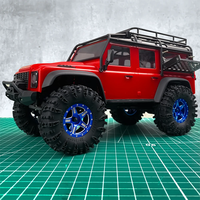 Ensembles de pneus en mousse de caoutchouc haute durabilité pour RC Crawler, pièces de mise à niveau compatibles avec les modèles 1/18 et 1/24 de 1,1 et 1,3 pouces