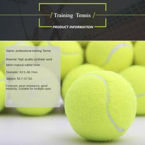 Pelotas de Tenis Profesionales de Marca para Entrenamiento de 2.5", Alta Elasticidad y Resistencia de 1.35 m, Fabricante Mayorista para Juegos y Deportes - Product Image 4