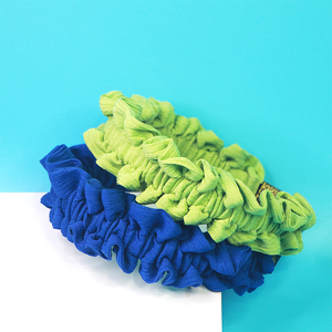 Cinta para el pelo plegable para mujer, cinta para la cabeza de satén con diseño personalizado - Product Image 3