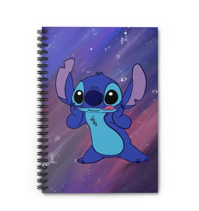 Spiral Notebook a 5 Lined Black