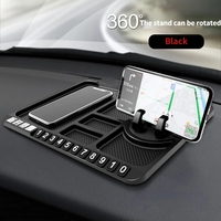 Silikon-Antirutschmatte für Auto, Handyhalterung, klebrige Anti-Rutsch-Armaturenbrett-Handyhalterung, Parknummernkarte, Auto-Pad