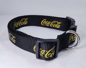 Conjunto de Correa y Collar para Perro de Poliéster y Nailon Clásico y Duradero con Gancho de Metal Resistente, Impresión de Logotipo Personalizado para Gatos y Perros - Product Image 4