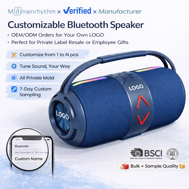 High Quality  Speakers Portable Surround Sound Boombox Customization for Home and Outdoor Use