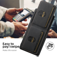 Étui de téléphone SUTENI pour Samsung S26 Ultra avec support et porte-cartes, texture givrée effet litchi, en similicuir de luxe pour S25 Plus S24 S23 S22