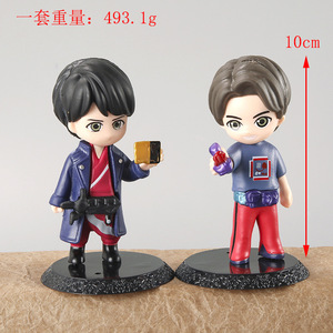 ฟิกเกอร์คาเมนไรเดอร์8ชิ้น/เซ็ต10ซม. ฟิกเกอร์ตัวการ์ตูนมาสไรเดอร์อนิเมะเด็กของขวัญรูปปั้นกาชาปุนกล่องไข่ - Product Image 3
