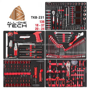 2025 boîtier OEM personnalisable <span class=keywords><strong>Cr</strong></span>-V Kit à main en acier combinaison clés à cliquet tournevis perceuses manuelles pour atelier de réparation - Product Image 6