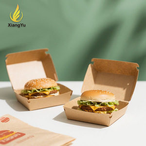 Cajas de Embalaje para <span class=keywords><strong>Hamburguesas</strong></span> de Papel Kraft Marrón, Ecológicas, Resistentes al Aceite, Personalizables con Marca, 6.5x6.5x3.2 Pulgadas, para <span class=keywords><strong>Hamburguesas</strong></span> <span class=keywords><strong>Gourmet</strong></span> - Product Image 3