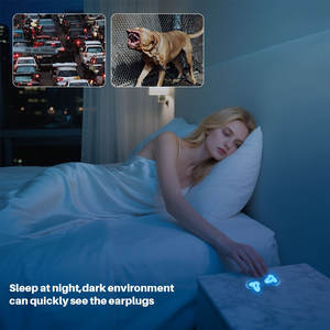 سدادات أذن سيليكون فلورية عالية الجودة قابلة لإعادة الاستخدام للحد من الضوضاء غير سامة للحفلات الموسيقية مريحة تناسب لينة هلام - Product Image 6