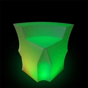 Taburete de Bar con luz Led, Cubo de muebles, mesa de cóctel, silla iluminada para exteriores, evento, club nocturno, fiesta, jardín, cafetería, <span class=keywords><strong>Pub</strong></span>, salón - Product Image 6