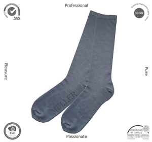 <span class=keywords><strong>Calcetines</strong></span> de <span class=keywords><strong>lana</strong></span> gruesa Merinos medio de becerro con color sólido básico - Product Image 1