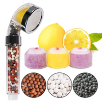 Pommeau de douche à main moderne à sortie d'eau unique très vendu filtre à haute pression dur et doux arôme vitamine C salles de bain à la mode