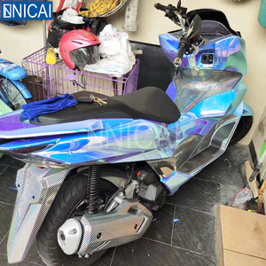 Autocollants de voiture en vinyle brillant arc-en-ciel chromé couleur merveilleuse personnaliser le logo <span class=keywords><strong>film</strong></span> de carrosserie arc-en-ciel chromé - Product Image 3