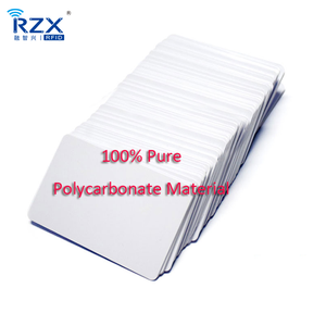 Carte d'identité vierge en polycarbonate PC <span class=keywords><strong>de</strong></span> qualité industrielle, blanche, pour imprimante laser - Product Image 4