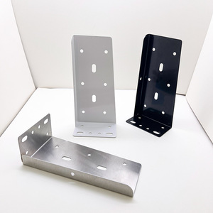 Multi Hole Fixed Corner <b>Bracket</b> Steel L Shape Angle Iron <b>Bracket</b> 90 Degree Right Angle Support For Bathroom Vanity Shelf - Product Image 2