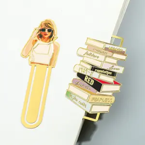 Creative Taylor Album Bookmark Star Swift Memorabilia Metal Book Mark Esmalte Bookmarks
