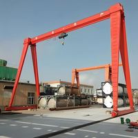 Pont roulant à chariot électrique à double poutre de type caisson 380V/50HZ/3Ph AC 5-500T pour le levage de pierres de granit et de marbre à la porte