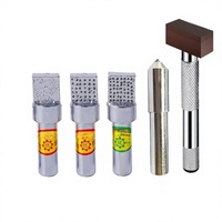 Stylo de dressage de meule à diamant naturel à tête plate, portatif, pour machine de rectification de métaux, forme carrée, fourni par le fabricant