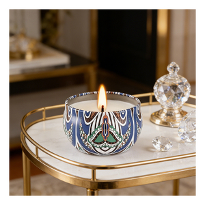 Vela de recuerdo para invitados de boda, empaque de lujo, elegante frasco, mezcla aromática de soja, presentación boutique para recepción, recuerdo. - Product Image 5