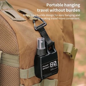 Botella Pulverizadora Pequeña de 80ml al por Mayor, Portátil, Recargable, con Mosquetón, Multifuncional para Camping - Product Image 3