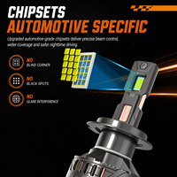 Ampoule de phare LED de voiture X12 à huit tubes en cuivre 140W 14000LM H7, faisceau haut et bas, H4 Canbus H1 H11 9005 9006 9012, phare LED de voiture