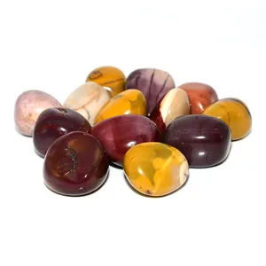 Wholesale Natural Mookaite Jasper Tumbled Stones 20-30mm Gemstone Agate for Feng Shui Home Decoration with Buddhist Theme