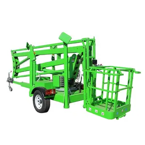 رافعة هيدروليكية تلسكوبية أوروبية الجودة بطول 16 متر مثبتة على مقطورة قابلة للسحب مع شهادة CE - Product Image 2