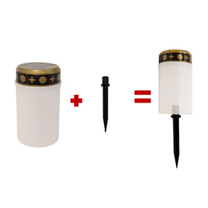 OEM ODM <span class=keywords><strong>Bougie</strong></span> de sépulture éternelle cimetière étanche Bougies de sépulture en plastique sécurité religion jésus lumière LED - Product Image 5