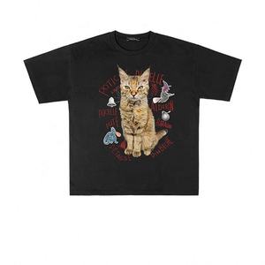 เสื้อยืดผ้าฝ้าย100% สำหรับผู้ชายและผู้หญิงเสื้อยืดไม่มีลายพิมพ์โลโก้แบบกำหนดเอง - Product Image 2