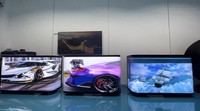 Pantalla P2.5Bar/DJ/Podium: Conexión Plug and Play (no requiere instalación), cambio de imagen en tiempo real, y equipada con ruedas universales.