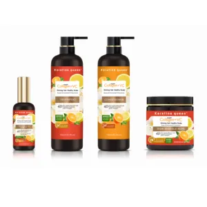 Private Label Hair Shampoo And Conditioner Set Pure Vitamin c Orangeヘアシャンプー