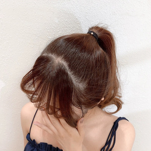 Élastique à cheveux fin avec perles dorées, en tissu très élastique, pour usage quotidien, vente en gros de bijoux Yiwu - Product Image 2