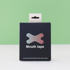 2023 New Arrivals Custom Packing Anti Snoring Mouth Tapes Improved Night Time Sleeping Sleep <b>Strips</b> X Shape for Adults OEM - Product Image 2