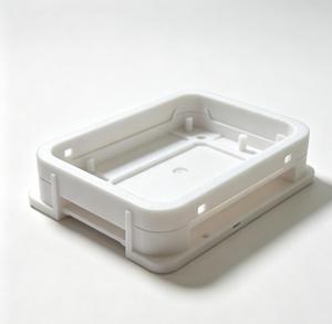 Composant de prototypage rapide imprimé en 3D en plastique ABS blanc pour usage industriel personnalisé - Product Image 4