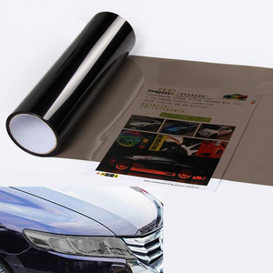 Film de couverture en vinyle pour phare de voiture, 30x100cm, grands autocollants, brillant, teinture pour feu arrière, 30 pièces - Product Image 6