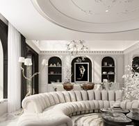 Meubles sur mesure pour toute la maison, style moderne minimaliste, armoire de salon, aménagement intérieur pour projets résidentiels