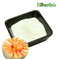 Hoogwaardig gevriesdroogd cantaloupepoeder, volledig natuurlijk fruitpoeder, cantaloupe-sappoeder, voedingsmiddelkwaliteit ingrediënt