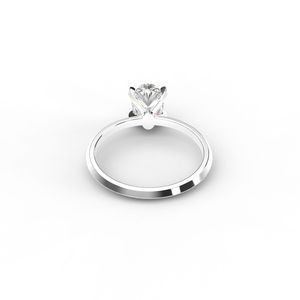 Anillo de compromiso de moissanita de la mejor calidad para una elegante joyería nupcial, ideal para eventos de compromiso y momentos especiales, disponible para la venta. - Product Image 3