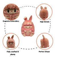 Peluche Lapin Rose Anime Mini Peluche en Gros Personnalisée Jouets en Peluche Lapin Personnalisés Faits sur Mesure