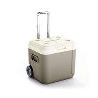 Glacière isotherme pour poisson, grande glacière Igloo étanche 52L, portable pour pique-nique en extérieur