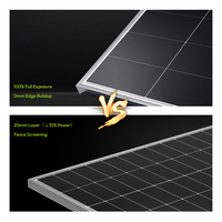 Panneau solaire bifacial de type N 640 650 670 Watt 645W 665W HPBC 2.0 Fabricant de panneaux solaires