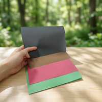 Papier d'emballage en paille de pâte de bois vierge, biodégradable, plusieurs couleurs disponibles, coloration et impression végétales