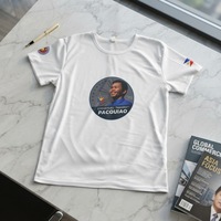 T-shirt Électoral Jetable Léger 100% Polyester Unisexe Personnalisé Impression Sérigraphique Respirant Tricoté Événement Politique