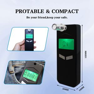 เครื่องตรวจจับแอลกอฮอล์ตอบสนองรวดเร็ว พร้อมหน้าจอ LCD ใช้พลังงานจากแบตเตอรี่ และสัญญาณเตือนที่แม่นยำสำหรับงานเฉลิมฉลองและการสังสรรค์ - Product Image 3