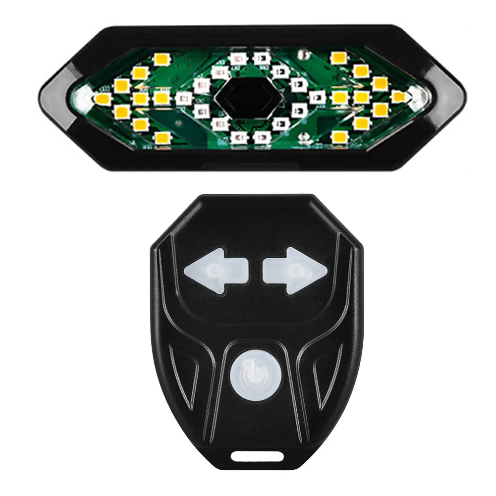 운영 무선 원격 제어 빛, 자전거 후면 조명 방수 자전거 LED 테일 라이트 신호