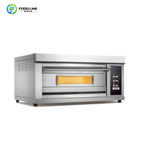 Four électrique en acier inoxydable, équipement de boulangerie multifonction avec système de chauffage uniforme