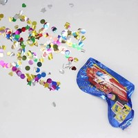 Pistolet de fête à main, pistolet à confettis, pistolet à feu d'artifice gonflable pour enfants, confettis, tireur à ballon en aluminium, pistolet amusant pour la fête