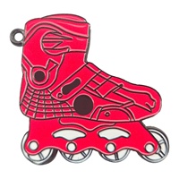 Porte-clés en alliage écologique transfrontalier, best-seller, avec pendentif breloque patineur de dessin animé, modèle 006