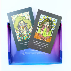 Materiale cartaceo che rivela <span class=keywords><strong>la</strong></span> verità nascosta con il libro Carte di oracolo dei tarocchi bordo d'oro personalizzato con parole chiave - Product Image 6